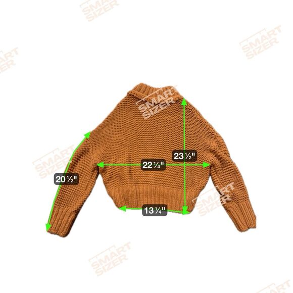 Free People My Only Sunshine Sweater Tuscan Earth Brown NWT Size S Oversized - Picture 11 of 11